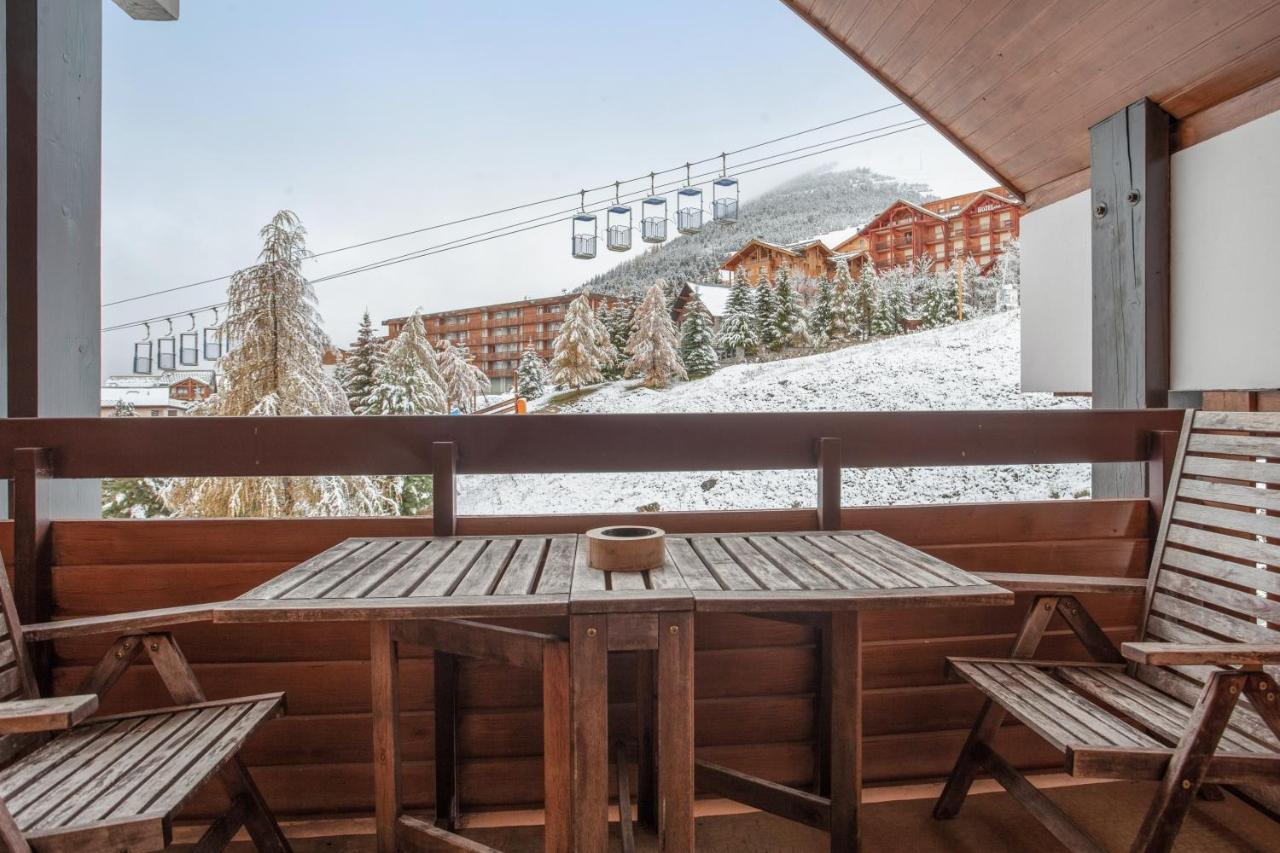 Appartement Spacieux L'Alpe D'Huez, Balcon 외부 사진